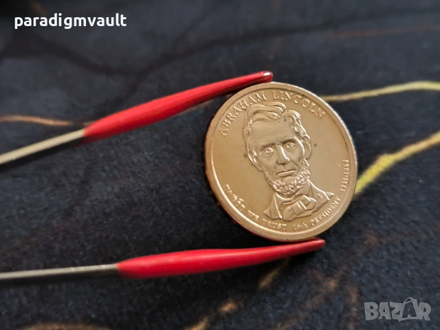 Монета - САЩ - 1 долар (Ейбрахам Линкълн) UNC | 2010г.