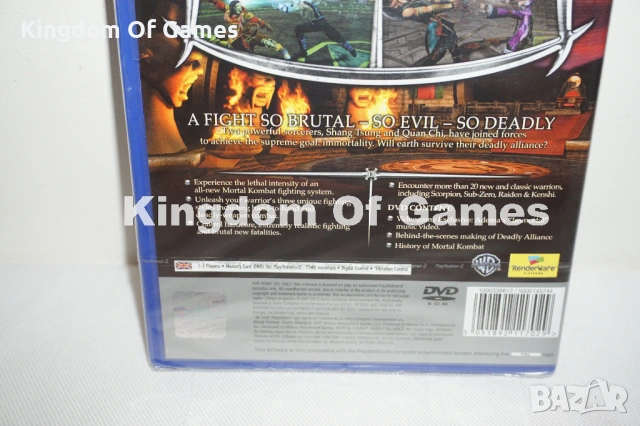 Чисто Нова Оригинална Запечатана Игра За PS2 Mortal Kombat Deadly Alliance, снимка 8 - Игри за PlayStation - 54099458