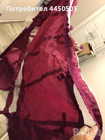 Продавам преносимо сгъваемо детско легло Бертони, модел Travel Kid roсker, цвят Violet Flower, снимка 7 - Кошарки - 53391370