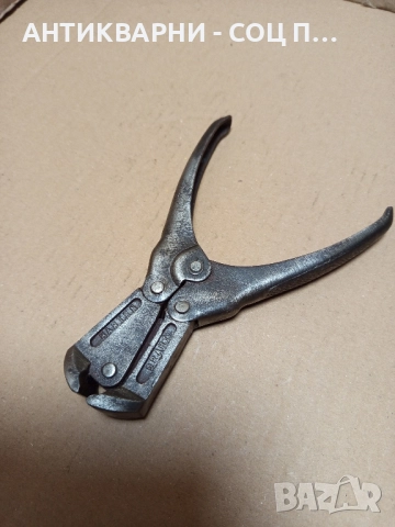 Стари Немски Секачки Клещи. , снимка 3 - Антикварни и старинни предмети - 52189067