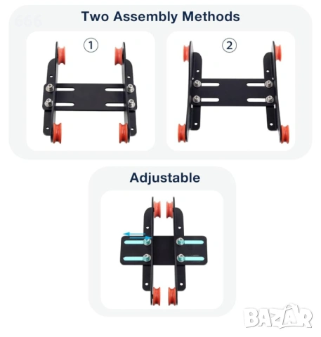 Държач за макара с метален филамент UniTak3D, регулируема ролкова опора с гладък лагер, снимка 7 - Друга електроника - 53205209
