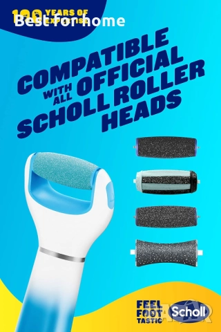 Електрическа пила за крака Scholl Velvet Smooth с пълнител за напукани пети , снимка 4 - Електрически пили за пети - 51807360