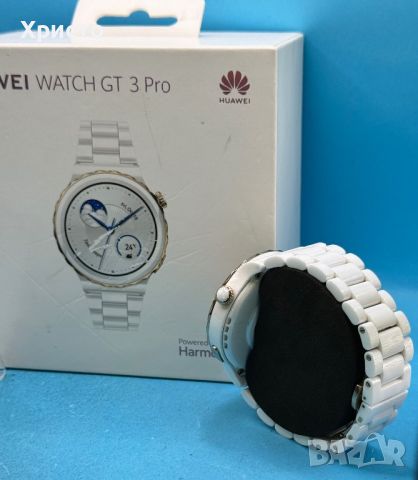 ГАРАНЦИОНЕН!!! Смарт часовник Huawei Watch GT3 PRO, 43 mm, Ceramic Strap, White, снимка 8 - Смарт часовници - 46600257