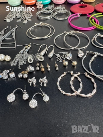 Огромен комплект бижута , снимка 17 - Обеци - 54162243
