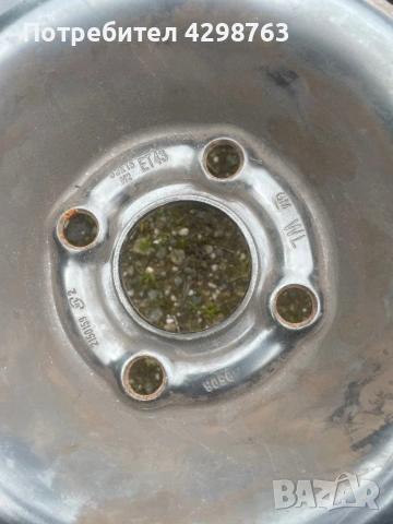 оригинални железни джанти 15" за opel , снимка 2 - Гуми и джанти - 54163844