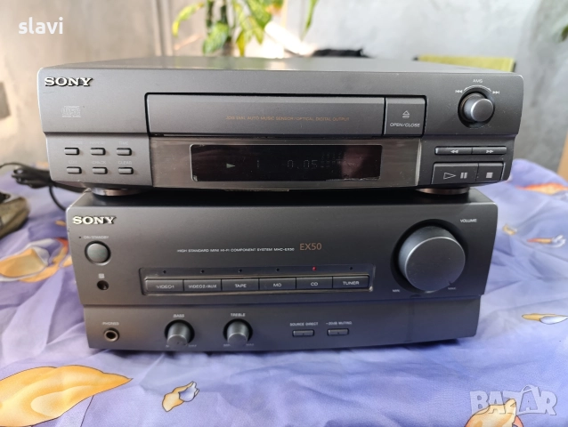 Усилвател и CD SONY EX-50, снимка 13 - Ресийвъри, усилватели, смесителни пултове - 52840567