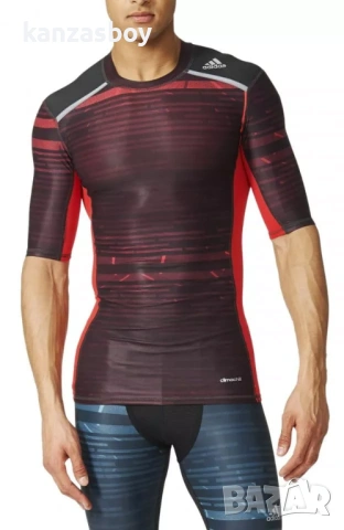adidas Techfit Chill Compression - страхотна мъжка тениска КАТО НОВА M 