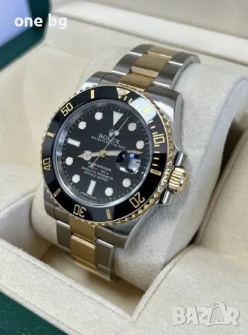 Rolex Submariner Two tone Black , снимка 4 - Мъжки - 48286620