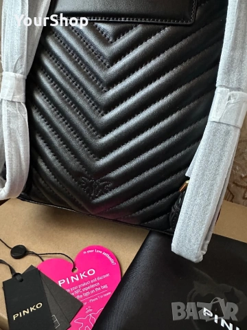 Раница Pinko Zaino в черен цвят Чисто нова, снимка 4 - Раници - 54059164