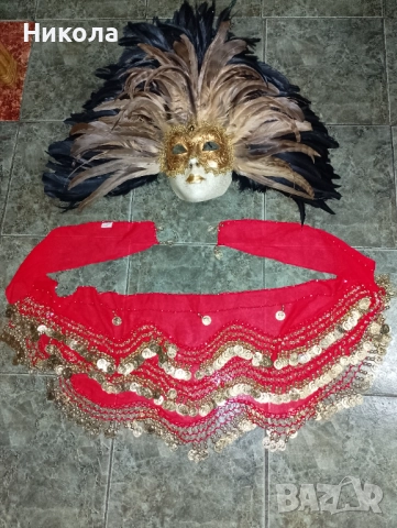 Венецианска маска, слонска дървена глава, снимка 6 - Декорация за дома - 51393931