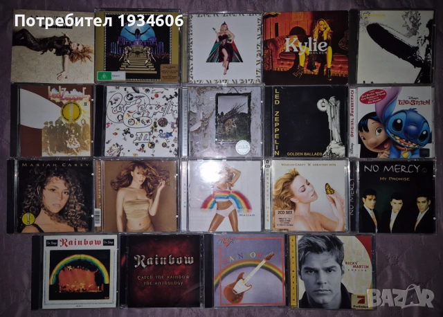 Оригинални CD, DVD дискове и грамофонни плочи.