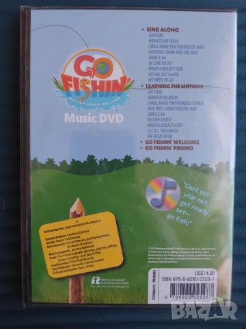 Go Fishin - Music DVD - оригинален диск запечатан, снимка 2 - DVD филми - 53773052