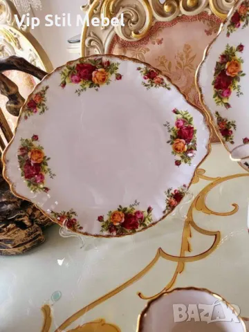 Английски чашки Royal Albert Old County Rose , снимка 10 - Антикварни и старинни предмети - 46897275