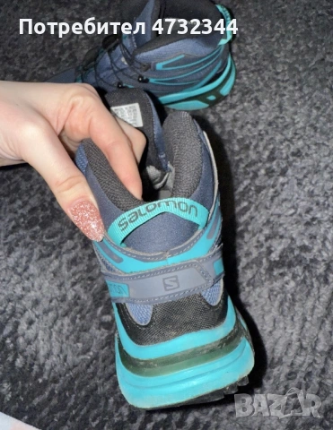 Туристически обувки на марката Solomon, снимка 7 - Маратонки - 53406714