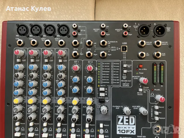 Allen & Heath ZED60-10F смесител, мишпулт, пулт, снимка 2 - Други - 48951703