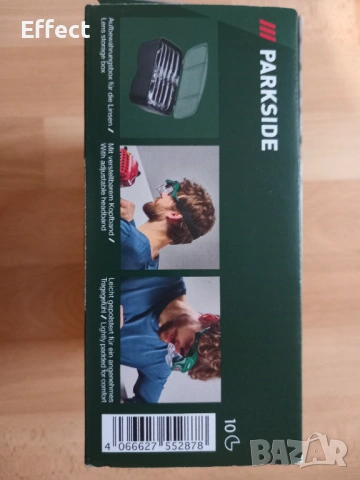 Увеличителни работни очила с лампа и 5 сменяеми лупи PARKSIDE, снимка 3 - Поялници и запояване - 53689630