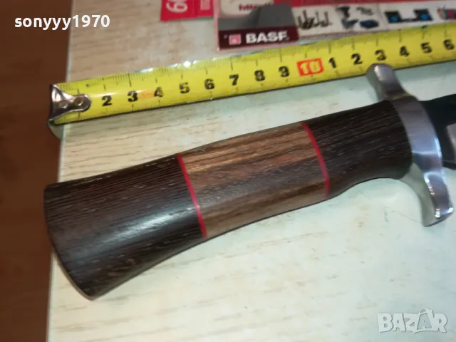 СТАЛЬ 65Х13-КРИВ НОЖ С ЯКА ДРЪЖКА 1303251118, снимка 10 - Ножове - 49476310