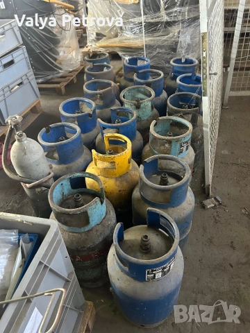 газови бутилки (industrial gas cylinders / стоманени бутилки под налягане) 