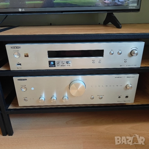 Усилвател ONKYO A-9050 + Мрежово устройство/стриймър Onkyo NS-6130, снимка 2 - Ресийвъри, усилватели, смесителни пултове - 52479330
