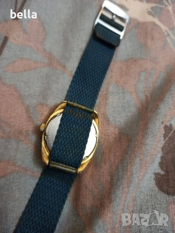 Мъжки стар позлатен часовник Pratina 17 камъка позлата отлично запазена, снимка 4 - Антикварни и старинни предмети - 53707934