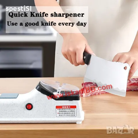 Електрическо точило за ножове Electro Sharpener Pro - с USB вход, снимка 10 - Аксесоари за кухня - 49567856