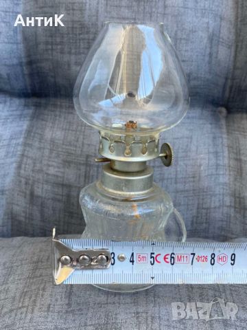 Малка Газена Газова Лампа, снимка 4 - Антикварни и старинни предмети - 45505207