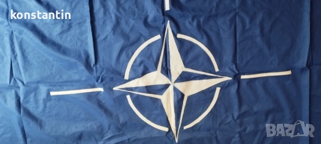 ФЛАГ НАТО, снимка 2 - Антикварни и старинни предмети - 53391431