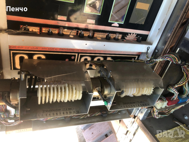 стар немски игрален автомат /ротативка/ - 1977г., снимка 15 - Антикварни и старинни предмети - 48053846