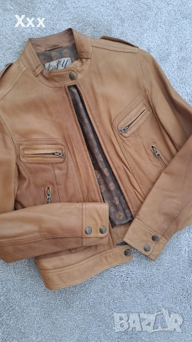 Ест. кожа актуално яке , снимка 3 - Якета - 54149778