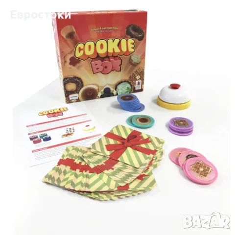 Настолна игра Asmodee Cookie Box, настолна игра за 2-4 играчи, 6+ години, италианска версия, снимка 4 - Игри и пъзели - 47240866