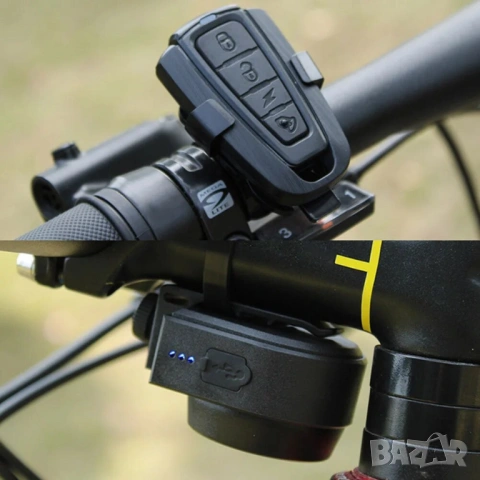 PRO аларма за велосипед и тротинетка с дистанционно, сензор, сирена 115dB, аларма против кражба, снимка 11 - Части за велосипеди - 54234239