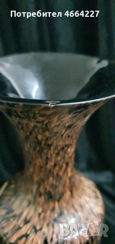 Автентична ваза от муранско стъкло-Aventurina, снимка 7 - Други ценни предмети - 53306741