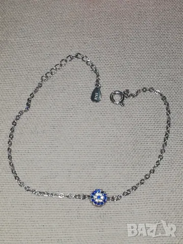 Silver berry - Сребърна гривна Evil Eye, снимка 4 - Гривни - 47053504