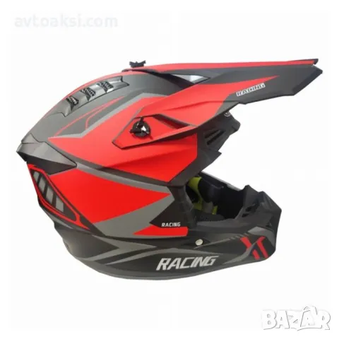 Каска Мотор Крос/АТВ/Бъги/Вело два Цвята, снимка 6 - Аксесоари и консумативи - 50109219
