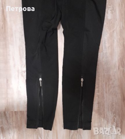 Черен спортно елегантен панталон, снимка 6 - Панталони - 45256293