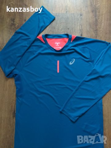 Asics Mens Long Sleeve Running Top - страхотна мъжка блуза ХЛ, снимка 6 - Блузи - 45797728