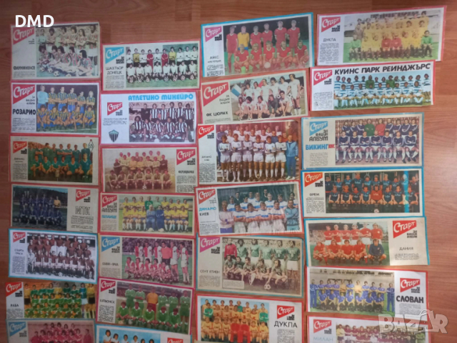 Футболни снимки на отбори от в. Старт, снимка 5 - Колекции - 53581225