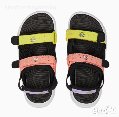 Детски сандали Puma Evolve Sandal SPONGEBOB PS, снимка 5 - Детски сандали и чехли - 46598294