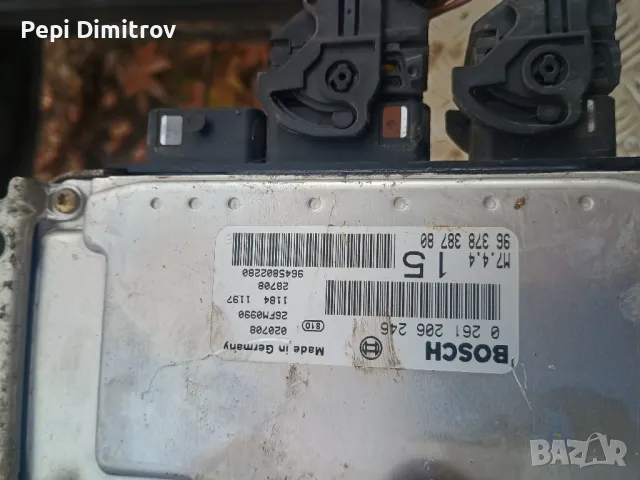 Моторен компютър ECU Citroen Saxo (1996-2004г.) 0 261 206 246 / 0261206246 / 9637838780, снимка 3 - Части - 48043707