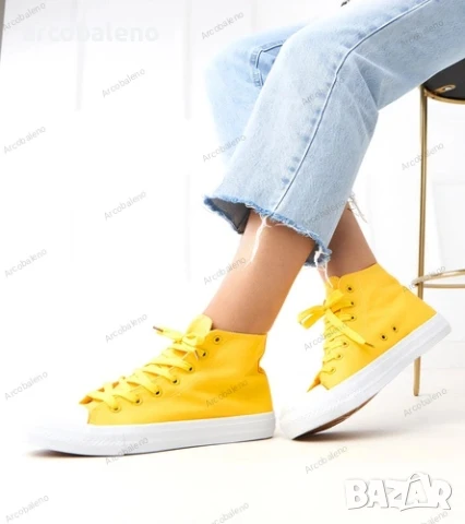 Дамски високи кецове Ghanem, 5цвята , снимка 7 - Кецове - 51168479