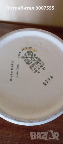 керамична саксия, снимка 3 - Декорация за дома - 51449779