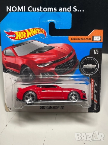 Hot Wheels Camaro Zl1 Custom, снимка 13 - Коли, камиони, мотори, писти - 52648628