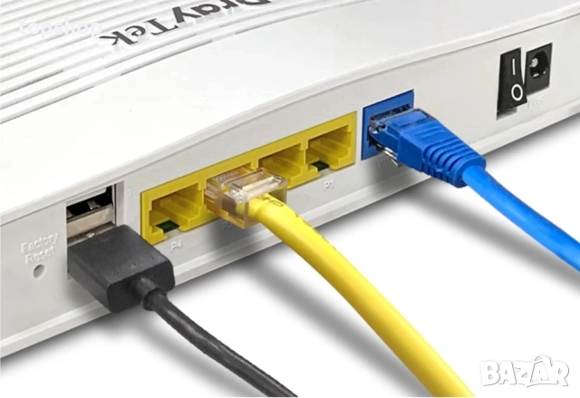 ЧИСТО НОВ Професионален Хардуерен NAT рутер DrayTek Vigor 2135FVAC 2135 Серия / Series, снимка 2 - Рутери - 51628756