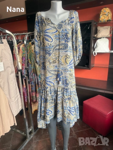 ВСИЧКО ПО 7€ ЗА БРОЙ ТУНИКИ, БЛУЗИ , ПАНТАЛОНИ, снимка 7 - Рокли - 54130574