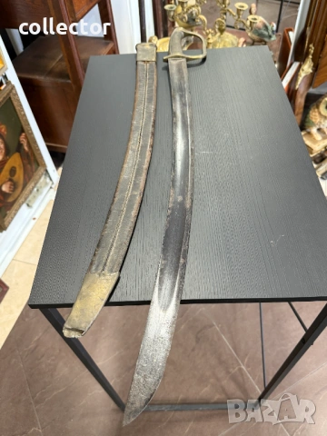 Френска пехотна сабя с кания. №7939, снимка 4 - Антикварни и старинни предмети - 53798168