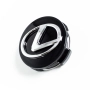 Капачки за джанти Lexus 62мм – черни комплект 4бр IS GS RX NX ES, снимка 2