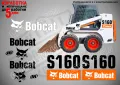 BOBCAT T250 стикери надписи, снимка 7