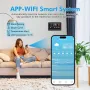 VIFLYKOO WiFi безжична метеорологична станция с прогноза за времето, температура, UV индекс, снимка 2