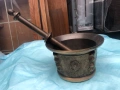 продавам старинно бронзово хаванче с чукало, снимка 7