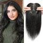 Нов топер за коса за жени с изтъняване и косопад Естетвено черен, снимка 1 - Аксесоари за коса - 45885890